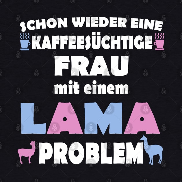 Lama Kaffee Frau Alpaka Geschenkidee by FindYourFavouriteDesign